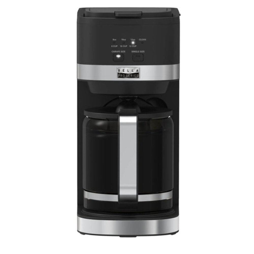 Single Serve & 12-Cup Coffee Maker Combo - Black (Clearance sales )